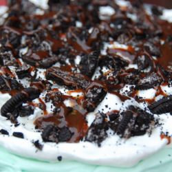 Grasshopper Pie - Recipe photo by feastsandfotos