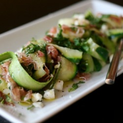 Minted Zucchini Salad - Recipe photo by thekitchensink