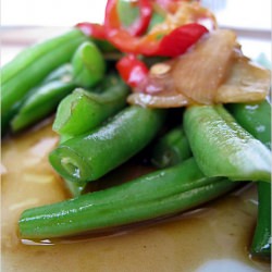Green Beans with Oyster Sauce - Recipe photo by saltnturmeric