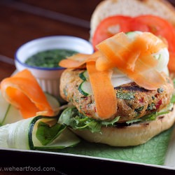 Thai Chicken Burgers - Recipe photo by weheartfood