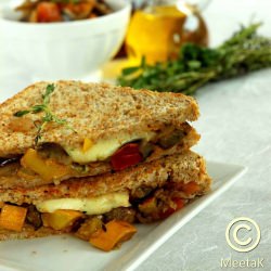 Caponata Sandwiches - Recipe photo by MeetaK