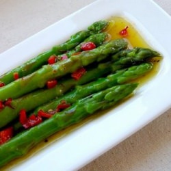 Asparagus Salad with Champagne-Saff - Recipe photo by Dragon