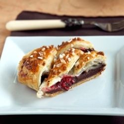 Chocolate and Raspberry Danish Braid - Recipe photo by MeetaK