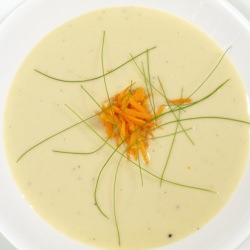 Cold Potato and Leek Soup - Recipe photo by foodrockzman