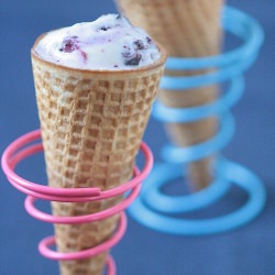 Blueberry Swirl Ice Cream - Recipe photo by Tartelette
