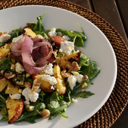Peach, Arugula & Feta Salad - Recipe photo by thekitchensink