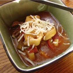 Rustic Tortellini Soup - Recipe photo by blades7816