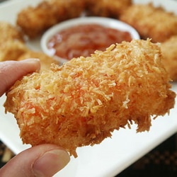 Deep Fried Imitation Crab Legs - Recipe photo by Belachan