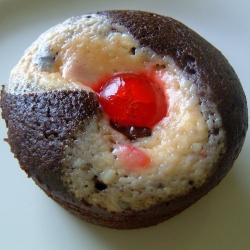 Cherry Choc Black Bottom Cupcakes - Recipe photo by Arika