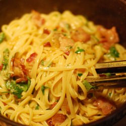 Pasta Carbonara - Recipe photo by brandybrooke