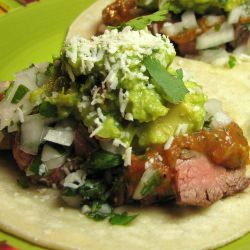 Carne Asada Tacos - Recipe photo by For the Love of Cooking