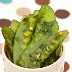 Mange Tout Peas - Recipe photo by Coffee and Vanilla