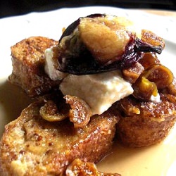 Fig Toast - Recipe photo by doggybloggy