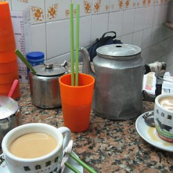 Tea to Sanitize Utensils-Hong Kong - Recipe photo by escapetofood