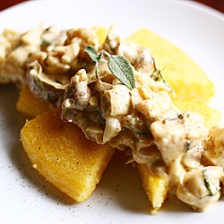 Polenta & Creamy Sage Veges - Recipe photo by zozo