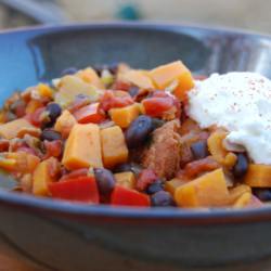Sweet Potato and Black Bean Stew - Recipe photo by elle