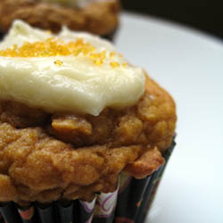 Pumpkin Cupcakes - Recipe photo by cardamomaddict
