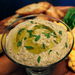 Eggplant Puree with Walnuts - Recipe photo by lisal