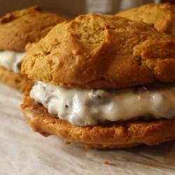 Pumpkin Chocolate Chip Whoopie Pies - Recipe photo by Anniepooh
