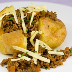 Baked Jacket Potatoes - Recipe photo by Greedy Gourmet