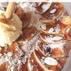 Thin Apple Tart w Cinnamon Ice Cream - Recipe photo by NotQuiteNigella