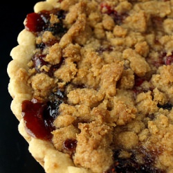 Cranberry-Cherry Tart - Recipe photo by doghillkitchen