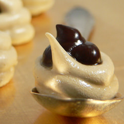 Chocolate Espresso Meringues - Recipe photo by LBC