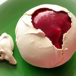 Cranberry Curd Pavlova - Recipe photo by clynch