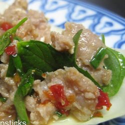 Larb - Recipe photo by Wandering Chopsticks