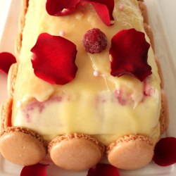 Ispahan French Yule Log - Recipe photo by NotQuiteNigella