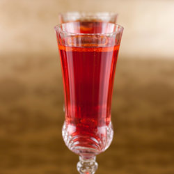 Poinsettia Cocktail - Recipe photo by Andrea's Recipes