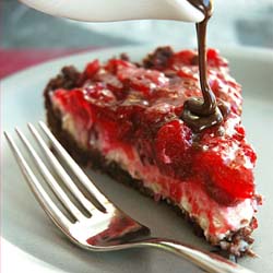 Cranberry Chocolate Tart - Recipe photo by MeetaK