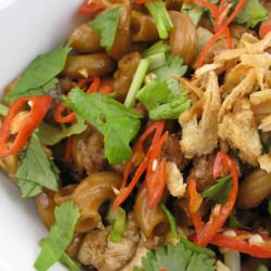Fried Macaroni with Minced Meat - Recipe photo by beachloverkitchen