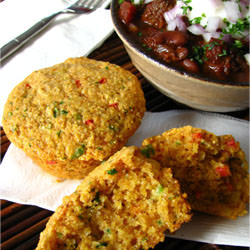 TWD – Savory Corn and Pepper Muffin - Recipe photo by LyB