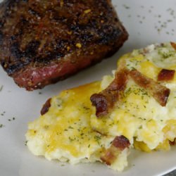 Flat Iron Steaks w/ Twice Baked Taters - Recipe photo by mdaniels1986