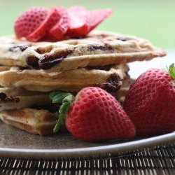 Banana Chocolate Waffles - Recipe photo by mmhuynh