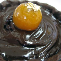 Chocolate Tart w/Ganache Kumquat - Recipe photo by Gfron1
