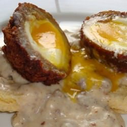 Chicken Fried Eggs - Recipe photo by climbhighak