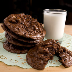 Chocolate & Toasted Walnut Cookies! - Recipe photo by LunaCafe