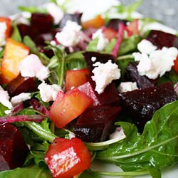 Beet And Goat Cheese Salad - Recipe photo by DebIFF