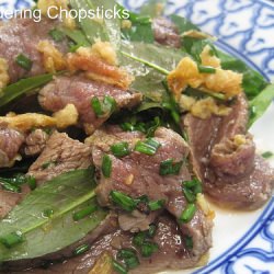 Bo Tai Chanh - Recipe photo by Wandering Chopsticks