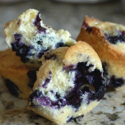 Blueberry Muffins - Recipe photo by my gourmet love affair