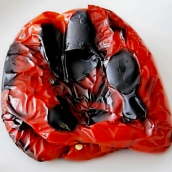 Roasted Red Bell Peppers - Recipe photo by One Tree Past the Fence