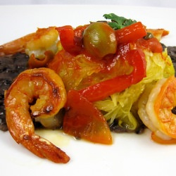 Shrimp with Black Beans & Squash - Recipe photo by FOODalogue