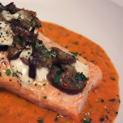 Eggplant Salmon - Recipe photo by lisal
