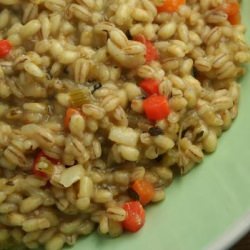 Barley Risotto - Recipe photo by dinnerdiary