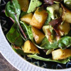 Chipotle Roasted Vegetable Salad - Recipe photo by Show Me Vegan