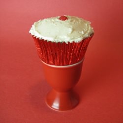 Pomegranate Cupcake - Recipe photo by katbaro
