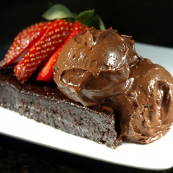 DB Flourless Chocolate Cake - Recipe photo by doghillkitchen
