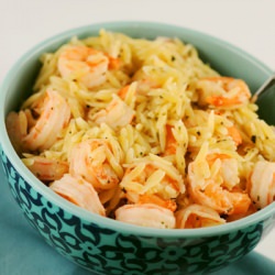Lemon Pepper Shrimp Scampi - Recipe photo by DineandDish